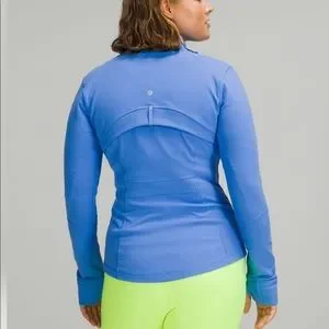ルルレモンlululemon define青色 フルジップジャケット サイズ8 Lululemon Define Jacket *Luon Size 8 in Blue Nile Color